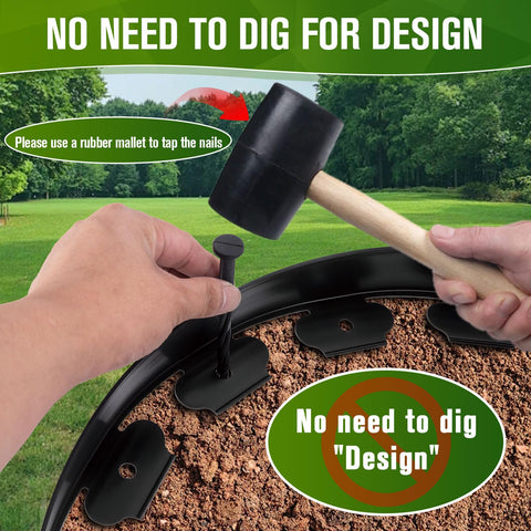 KAKO flexible edging curves follow garden shapes for seamless borders.