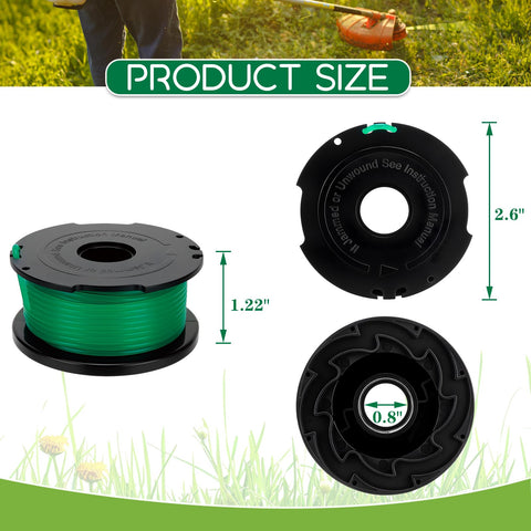 KAKO GH3000 spool compatible with Black and Decker weed eaters for easy fitting.