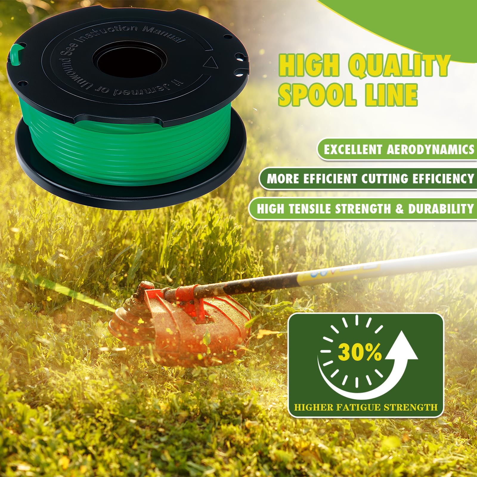 KAKO GH3000 ABS spool base boosts durability during high-speed trimming sessions.