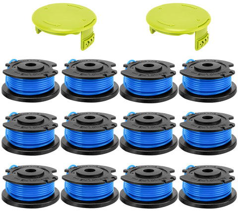KAKO Greenworks spool showing 16 ft of 0.065 in line for quick replacements