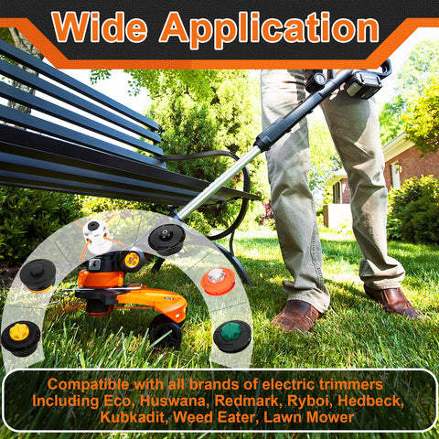 KAKO orange square 080 trimmer line promotes longer service life