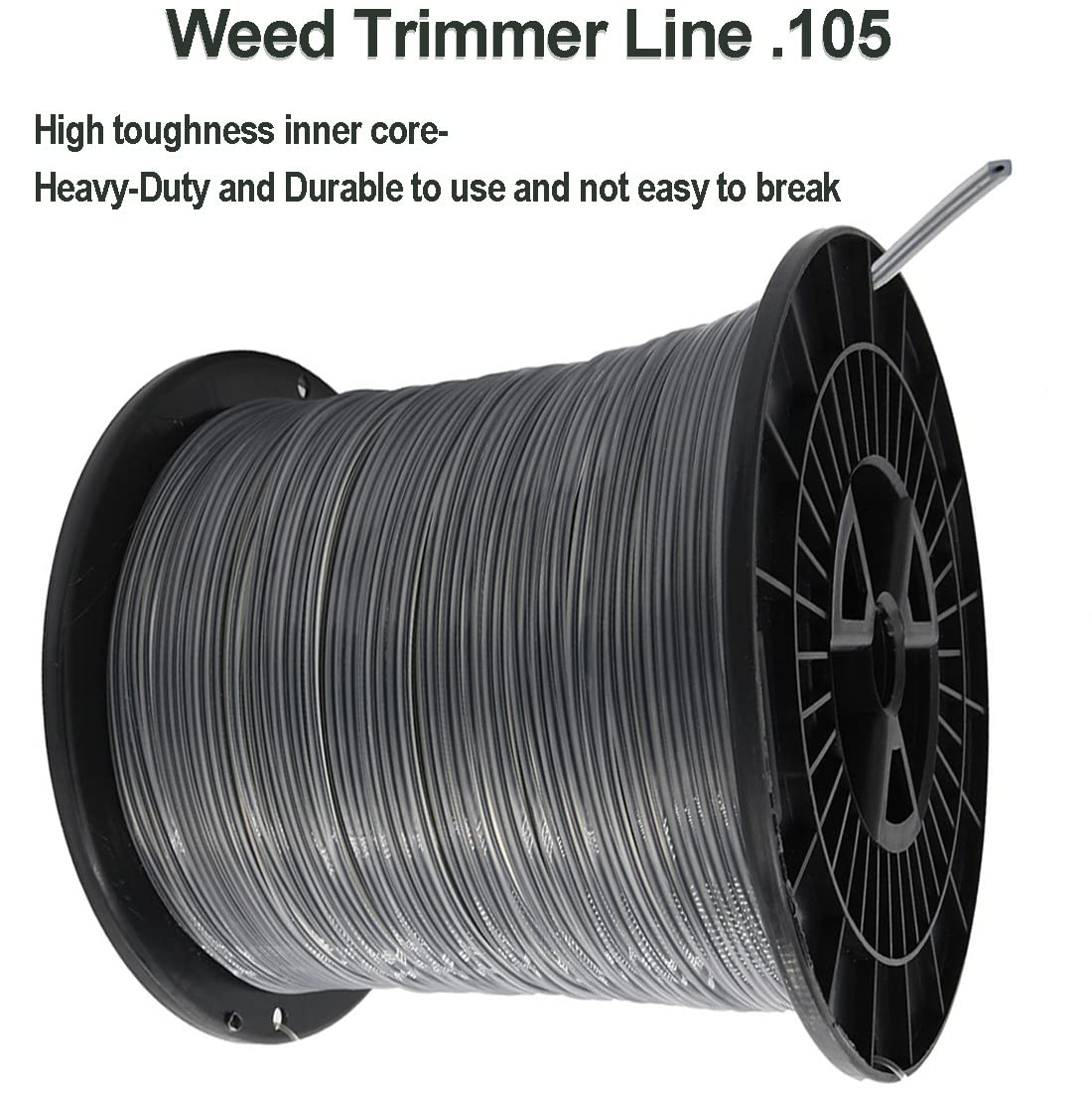 KAKO square 0.105 inch trimmer line ideal for thick weeds and fast cuts
