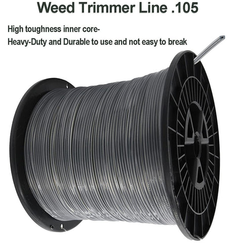 KAKO square 0.105 inch trimmer line ideal for thick weeds and fast cuts
