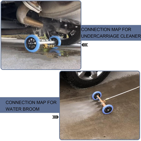 KAKO undercarriage attachment in use on driveways.