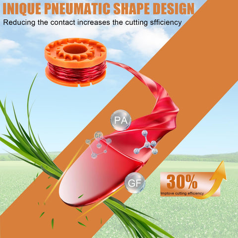 KAKO Wa0004 elliptical spool design reduces drag for efficient trimming.