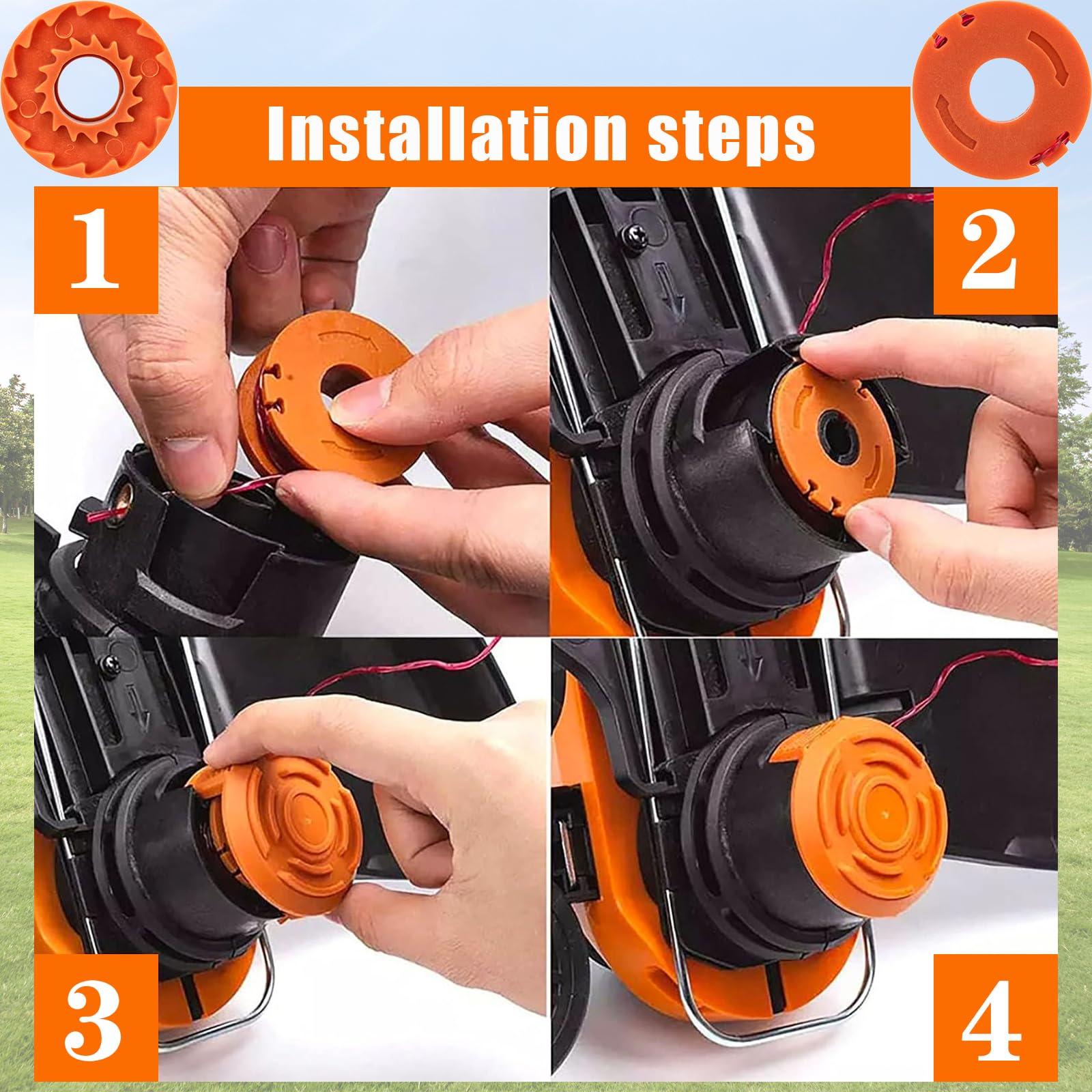 KAKO Wa0004 includes spool cap for quick refills.