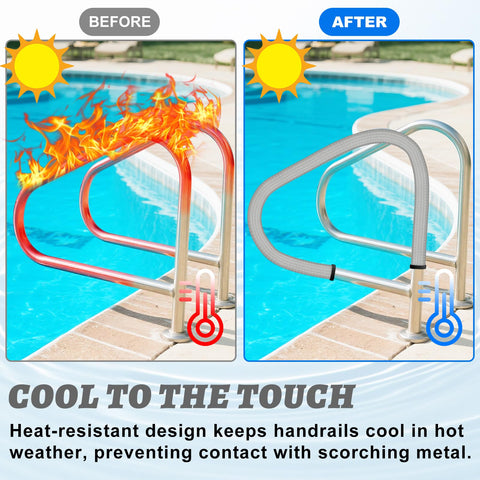 Kakolvan cooling soft-touch handrail cover provides comfortable grip