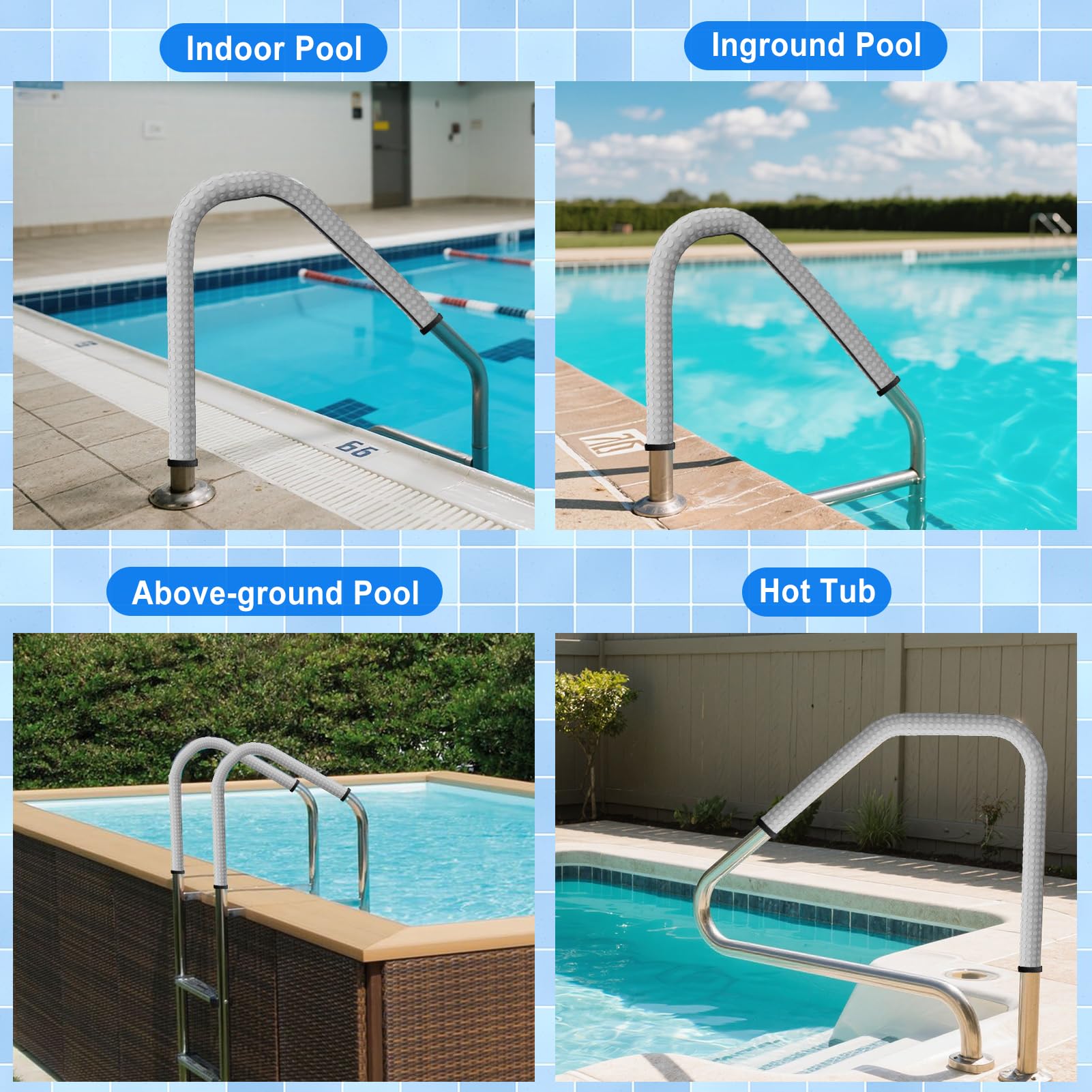 Kakolvan universal-fit cover for 4ft to 10ft rails
