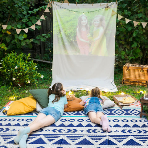 Kalafun waterproof rug with dual-sided design for all-weather use.