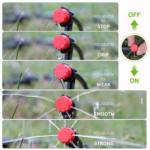 Kalolary anti-clogging drippers maintain steady flow