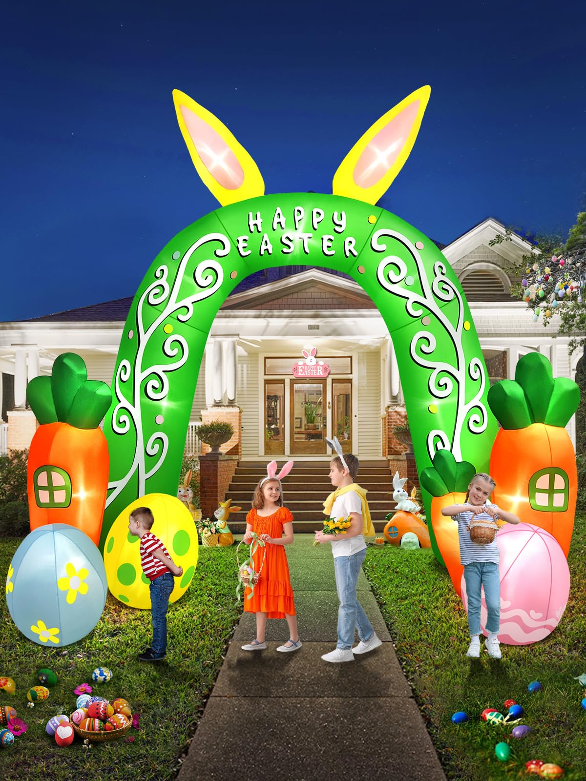 Kalolary night view shows vivid colors and clear outlines for outdoor celebrations