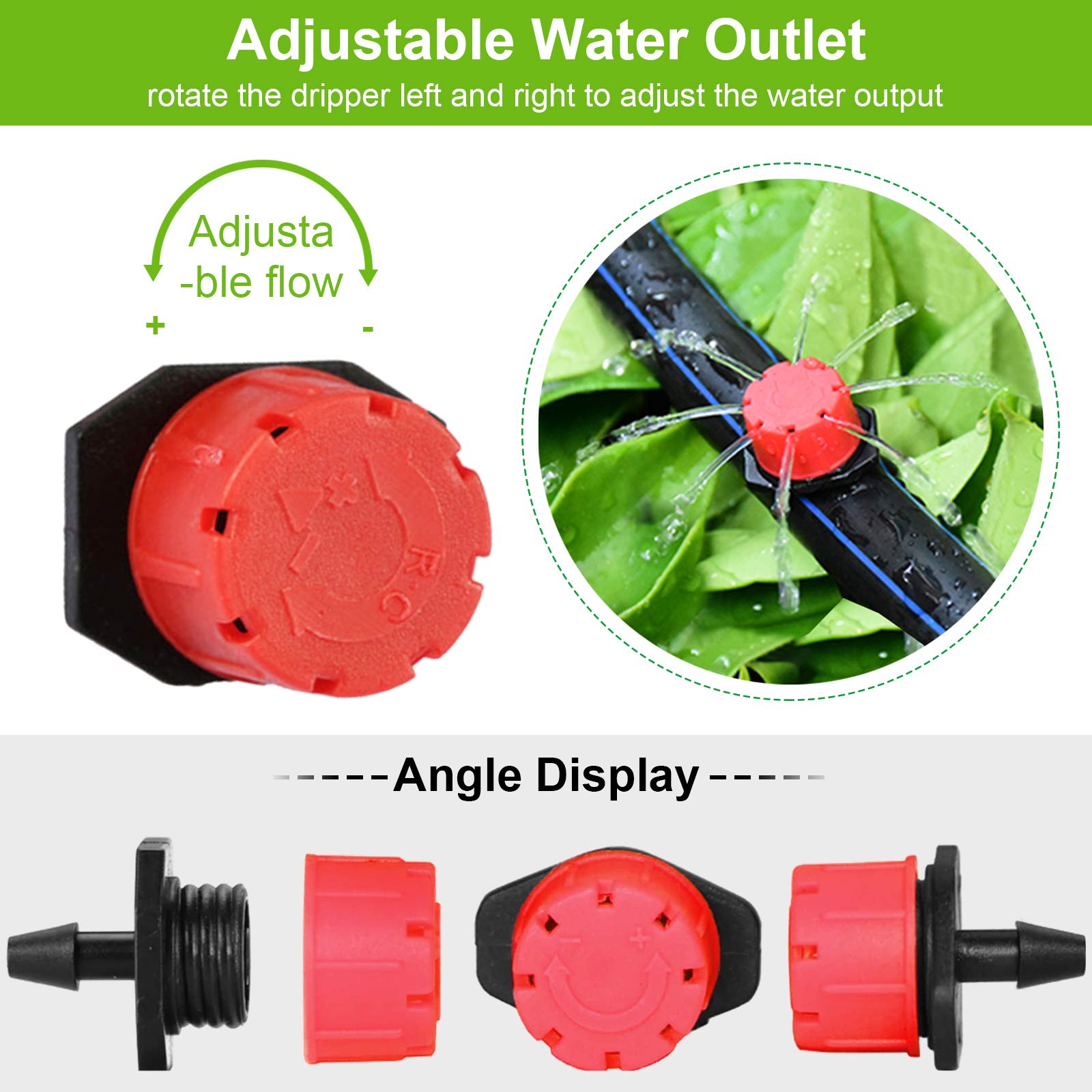 Kalolary compatible with 4mm and 7mm tubing for easy setup