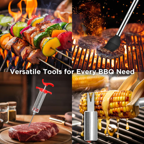Kaluns 40-piece fork for precise lifting and serving of grilled items.