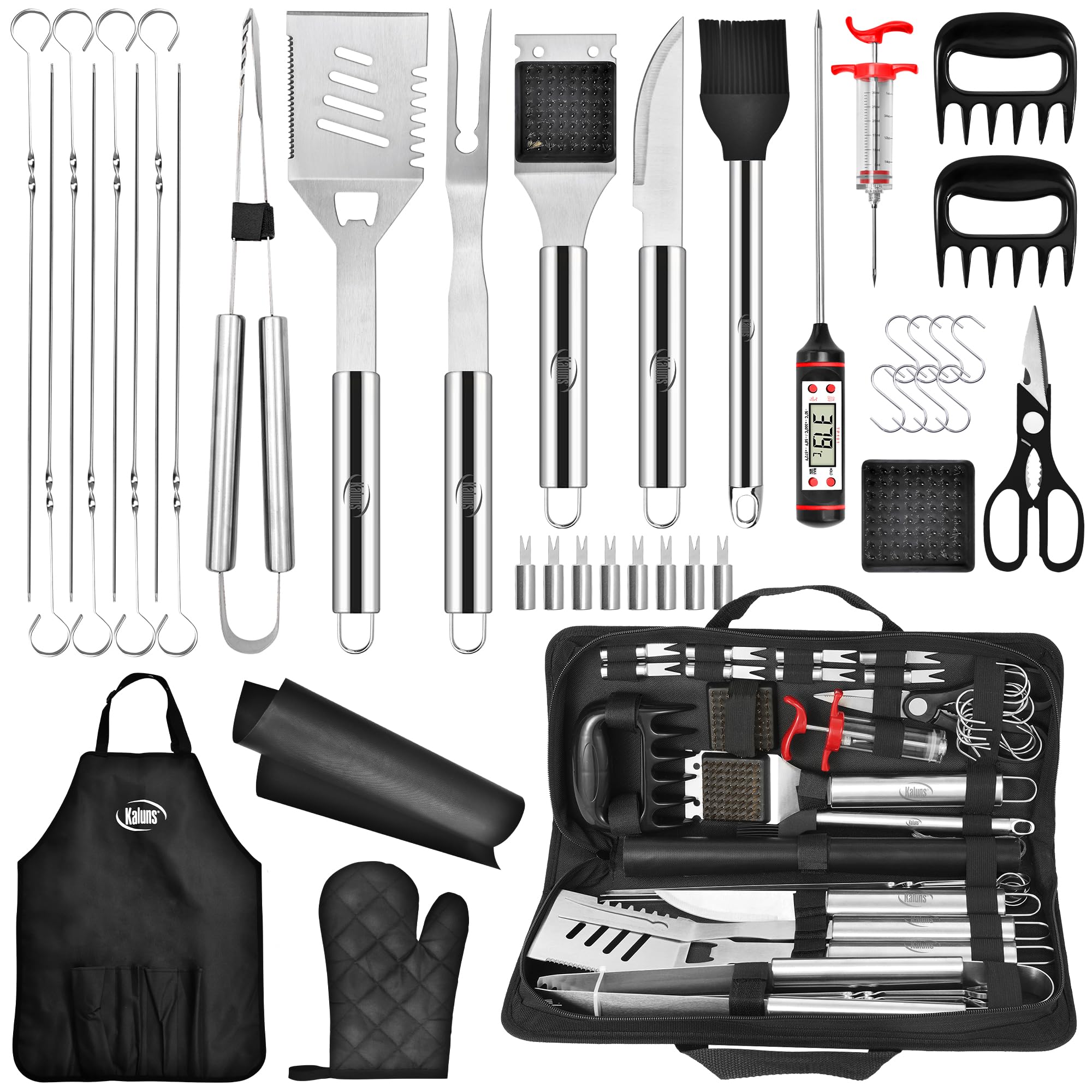 Kaluns 40-piece grill glove offering protection and grip for safe handling.