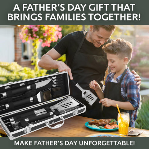 Kaluns grilling set gift-ready presentation for special occasions.
