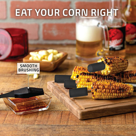Kaluns grill brush with extra head for thorough cleaning after cookouts.