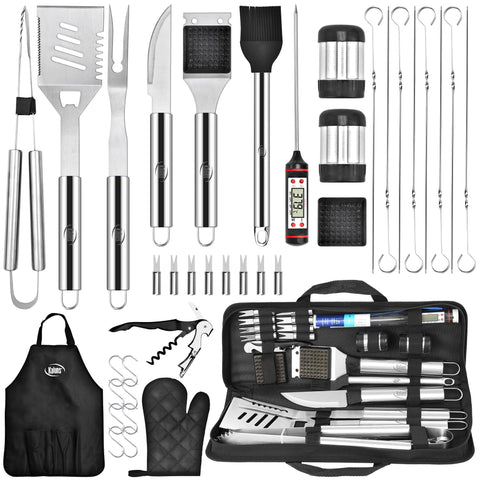 Kaluns grilling accessories case keeps tools organized for easy transport and storage.