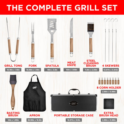 Kaluns grill brush head ready for thorough cleaning between burgers.