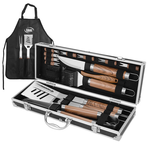 Kaluns stainless steel tools that resist rust and heat.