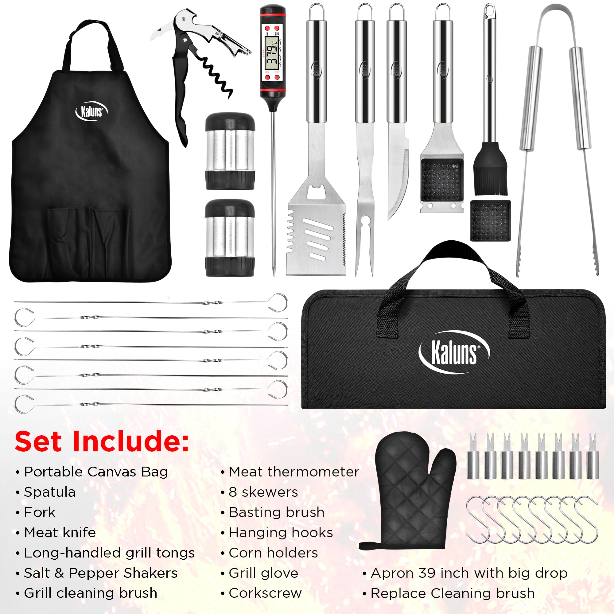Kaluns portable storage bag makes transport easy for camping or trips.