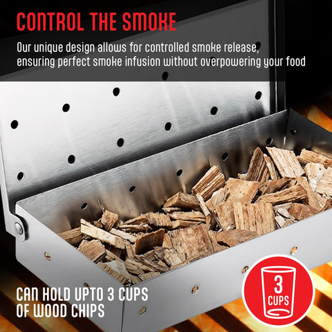 Kaluns compact design fits most grills for easy setup
