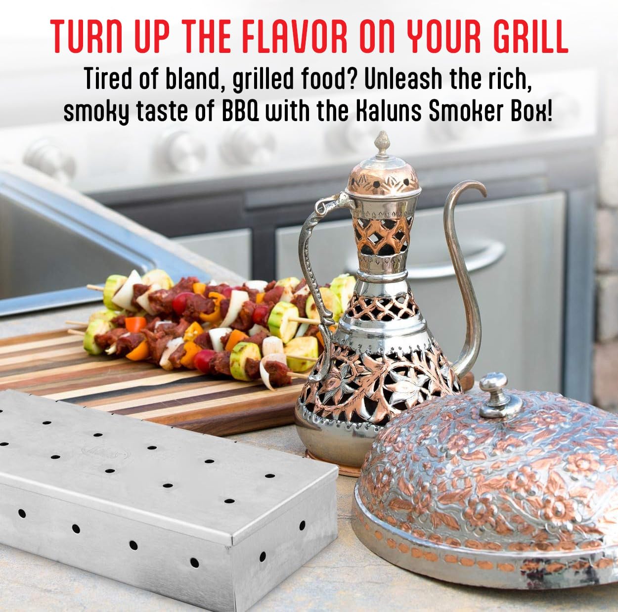 Kaluns smoker box makes flavor changes simple for varied meals