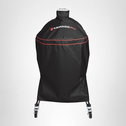 Durable polyester material used in Kamado Joe grill cover.