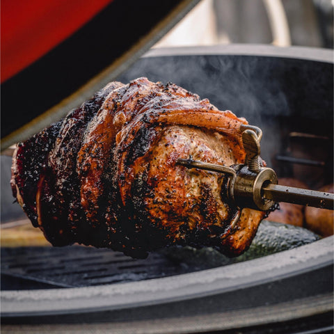 Kamado Joe Joetisserie easy installation on classic grills.