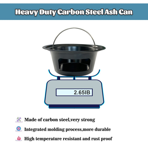 KAMaster ash pot design provides high-temperature resistance and rust prevention.