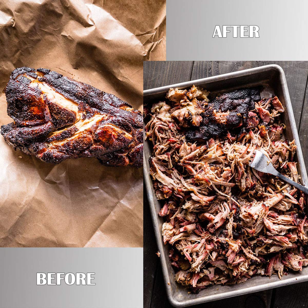 KAMaster pork puller makes barbecue prep easier for gatherings.