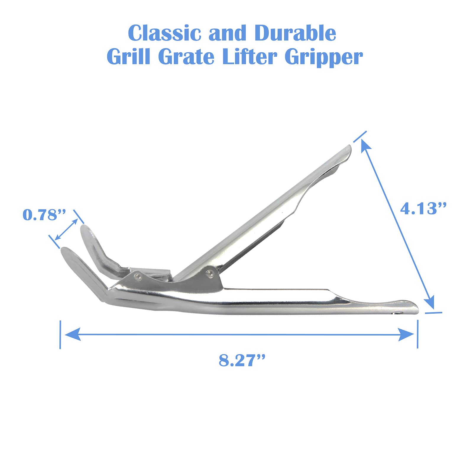 KAMaster stainless steel grate lifter handle shows a sturdy, easy-grip design for lifting.