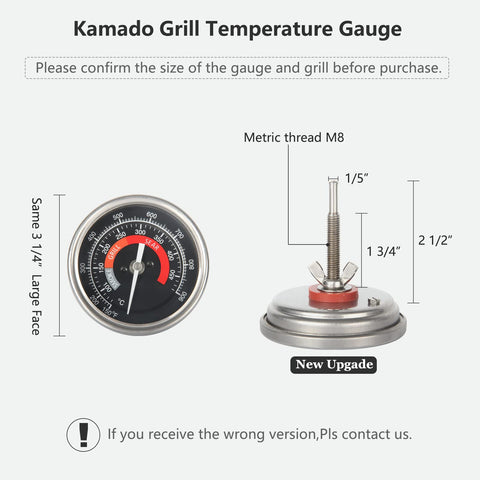 KAMaster waterproof glass lens keeps readings clear in high-heat grilling.
