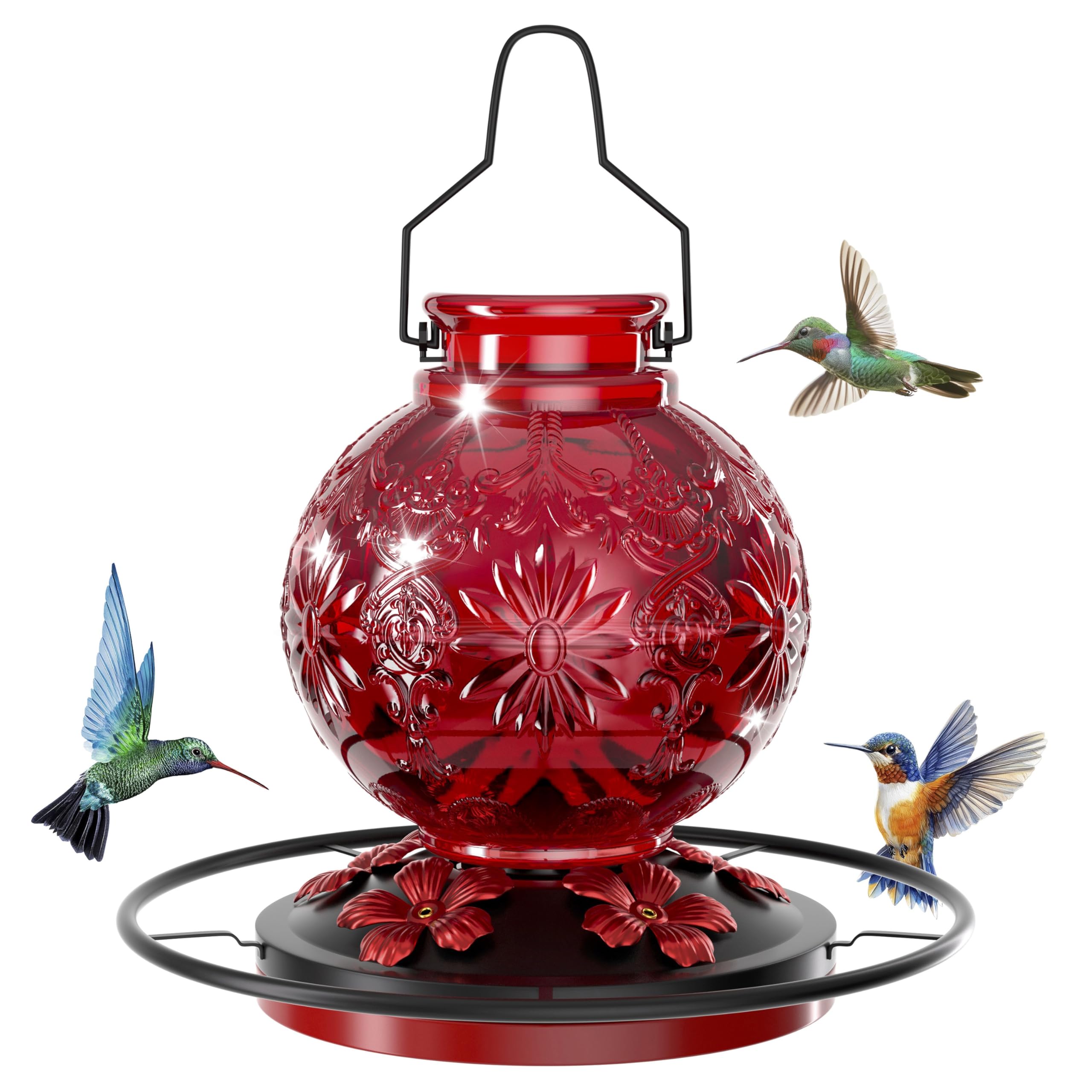 KAMIVERDE gift-ready hummingbird feeder for garden lovers.