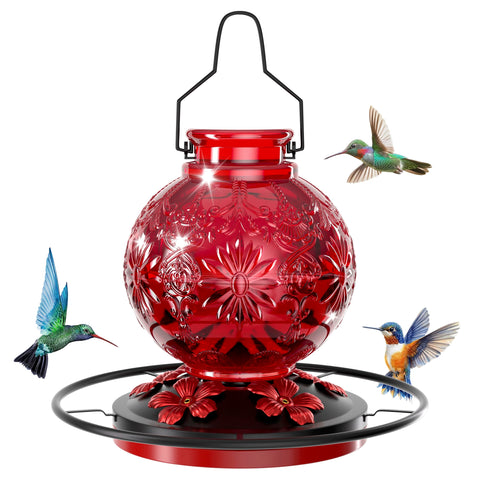 KAMIVERDE gift-ready hummingbird feeder for garden lovers.