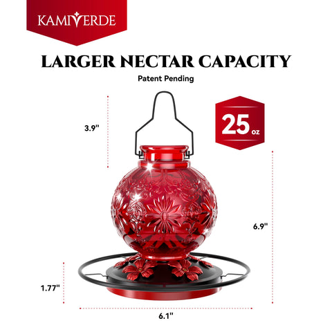 KAMIVERDE leak-resistant seal minimizes drips during windy days.