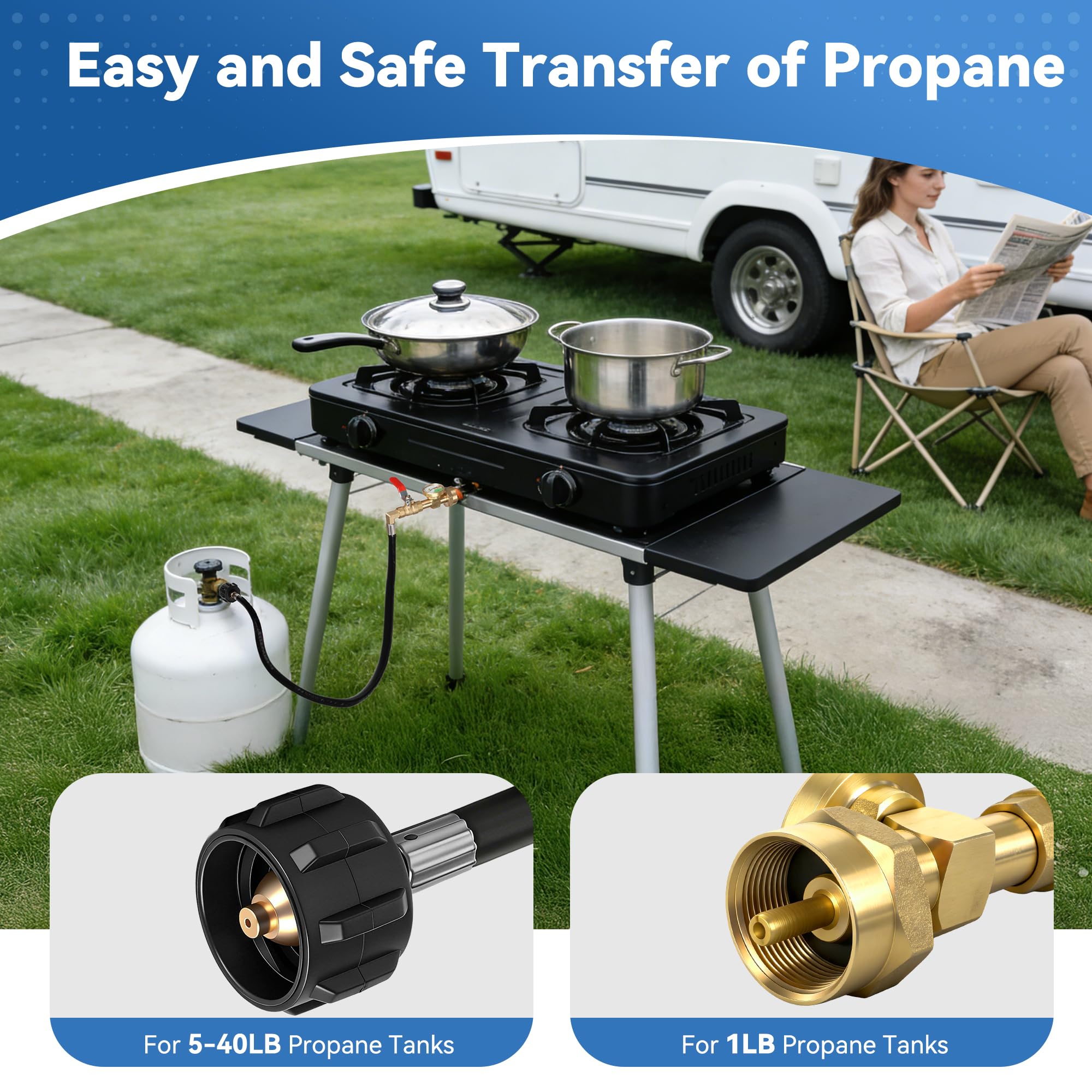 Kamnowal built in pressure gauge lets you monitor pressure safely