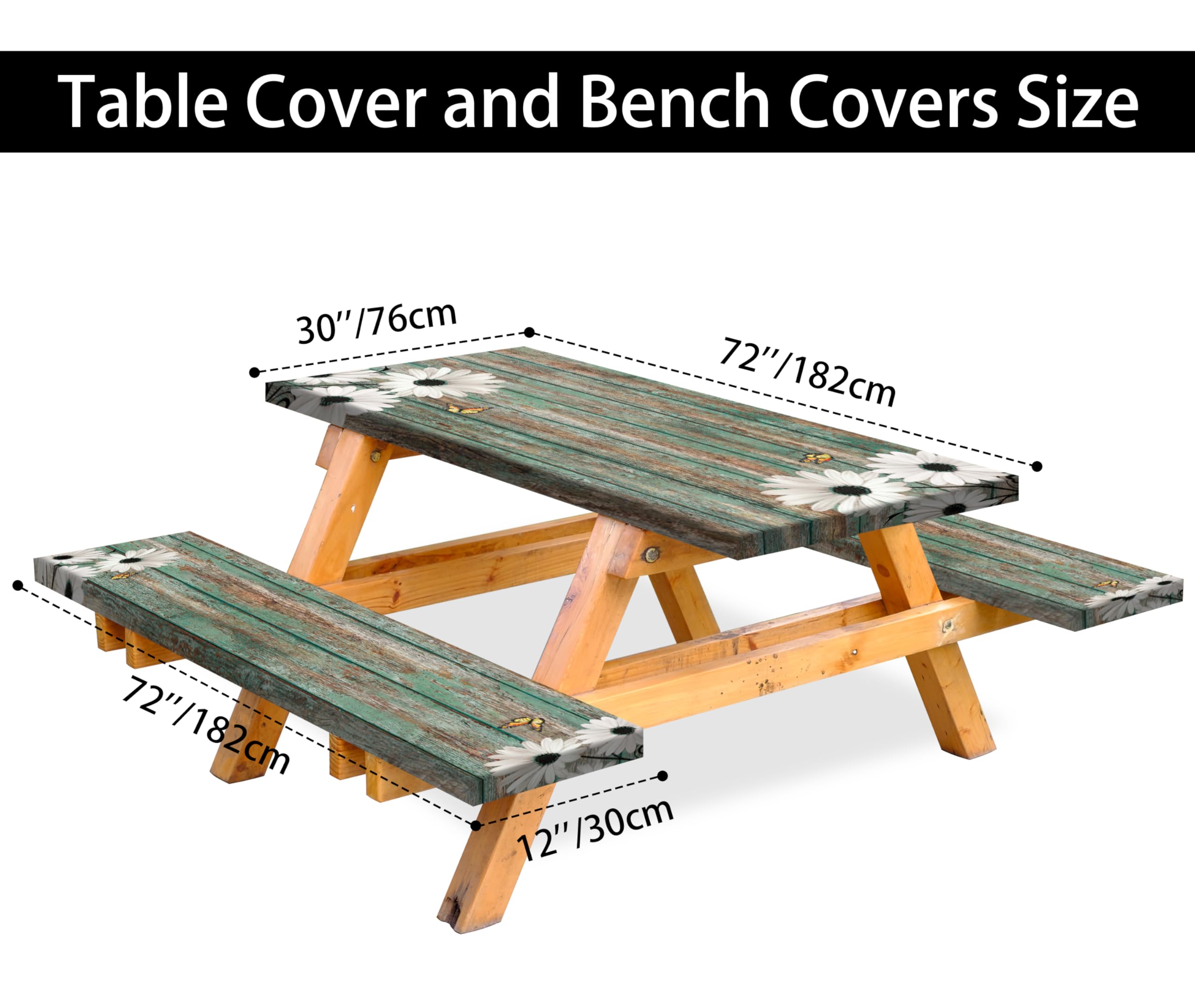 Kamoor waterproof fabric keeps tables clean during messy outdoor meals.