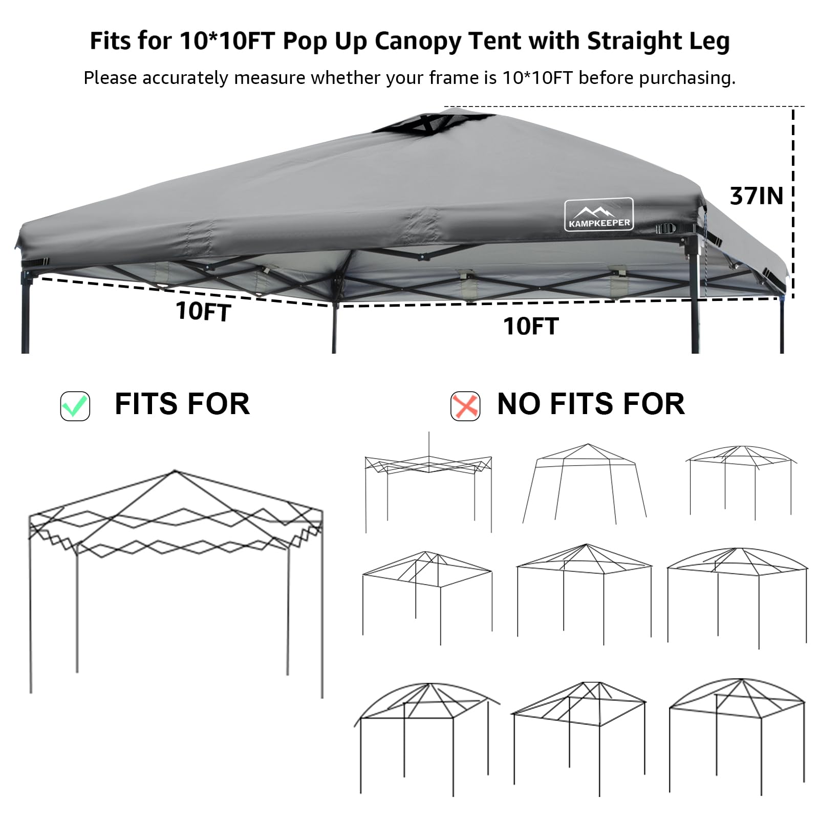 KAMPKEEPER air vent roof close-up highlights improved ventilation during use.