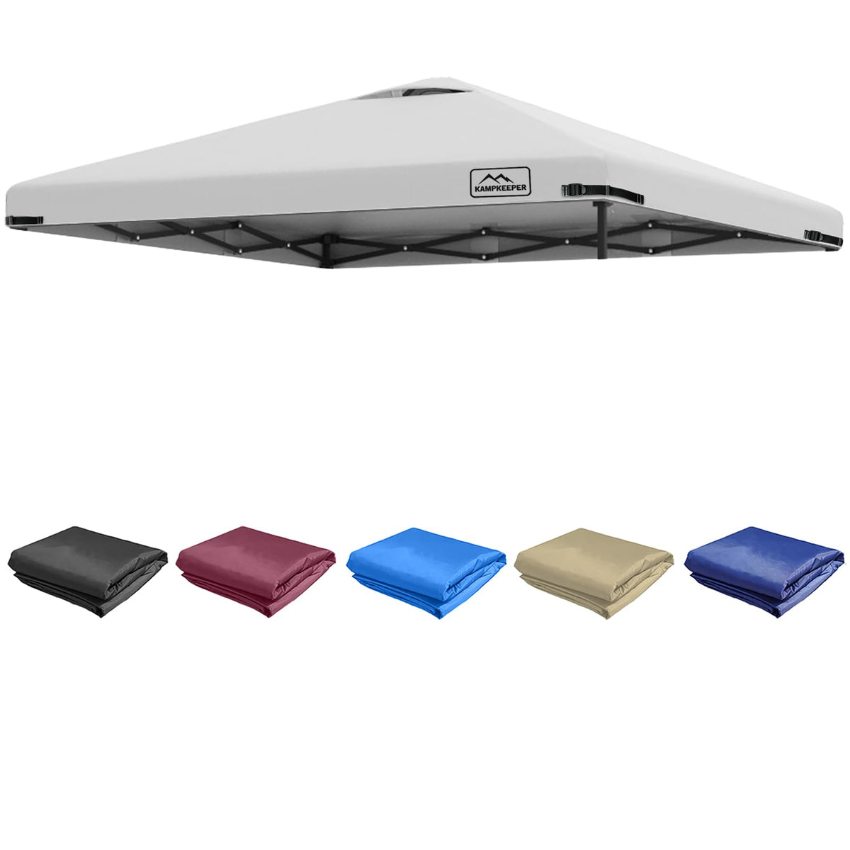 KAMPKEEPER replacement top in UV-waterproof fabric for 10x10 canopy shade
