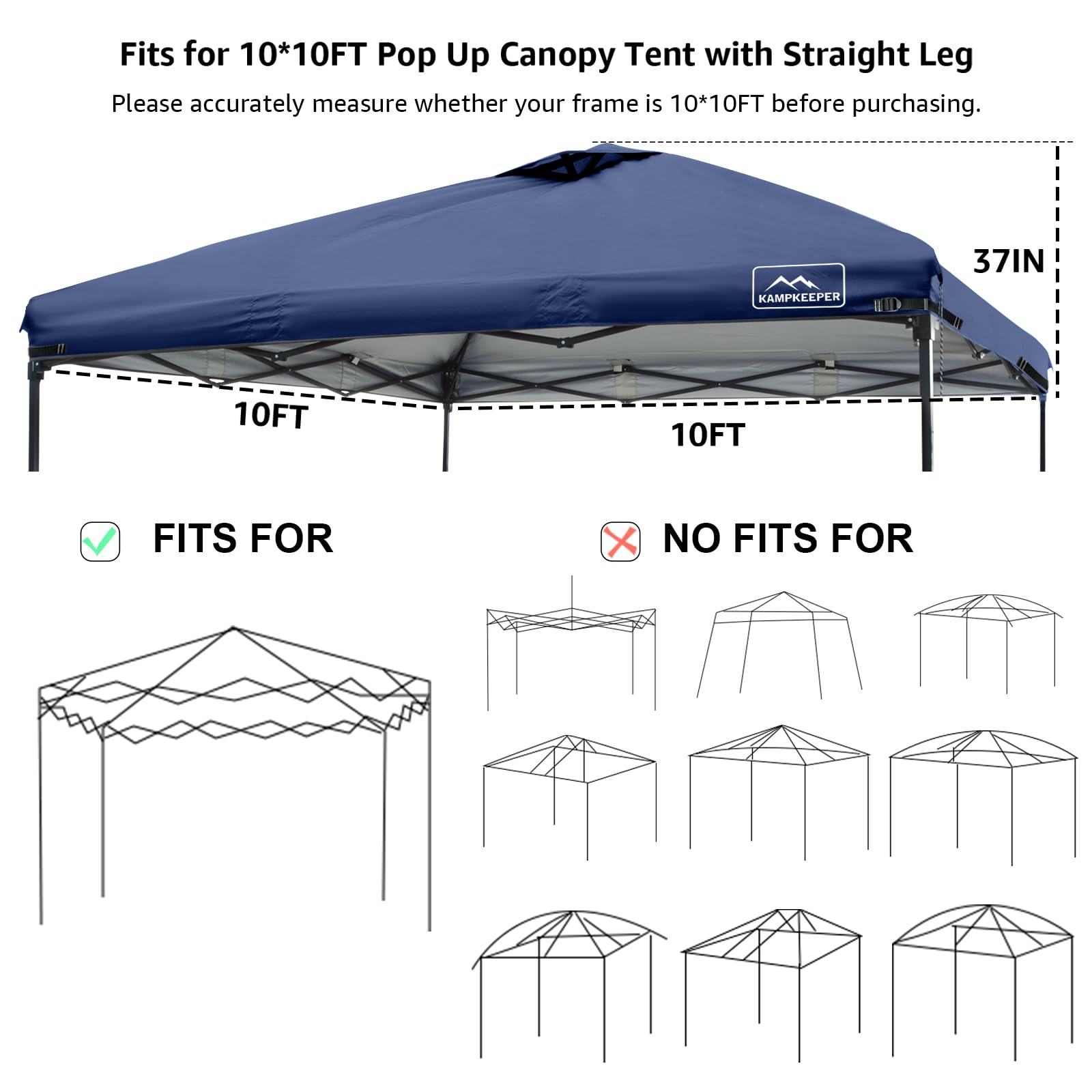 KAMPKEEPER UV waterproof coating closeup demonstrates sun and rain protection.