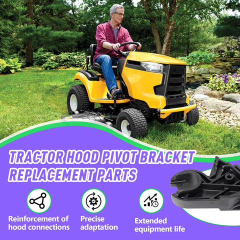 Kamrexi hood pivot bracket compatible with Craftsman 247270480/247270550; supports longer equipment life.