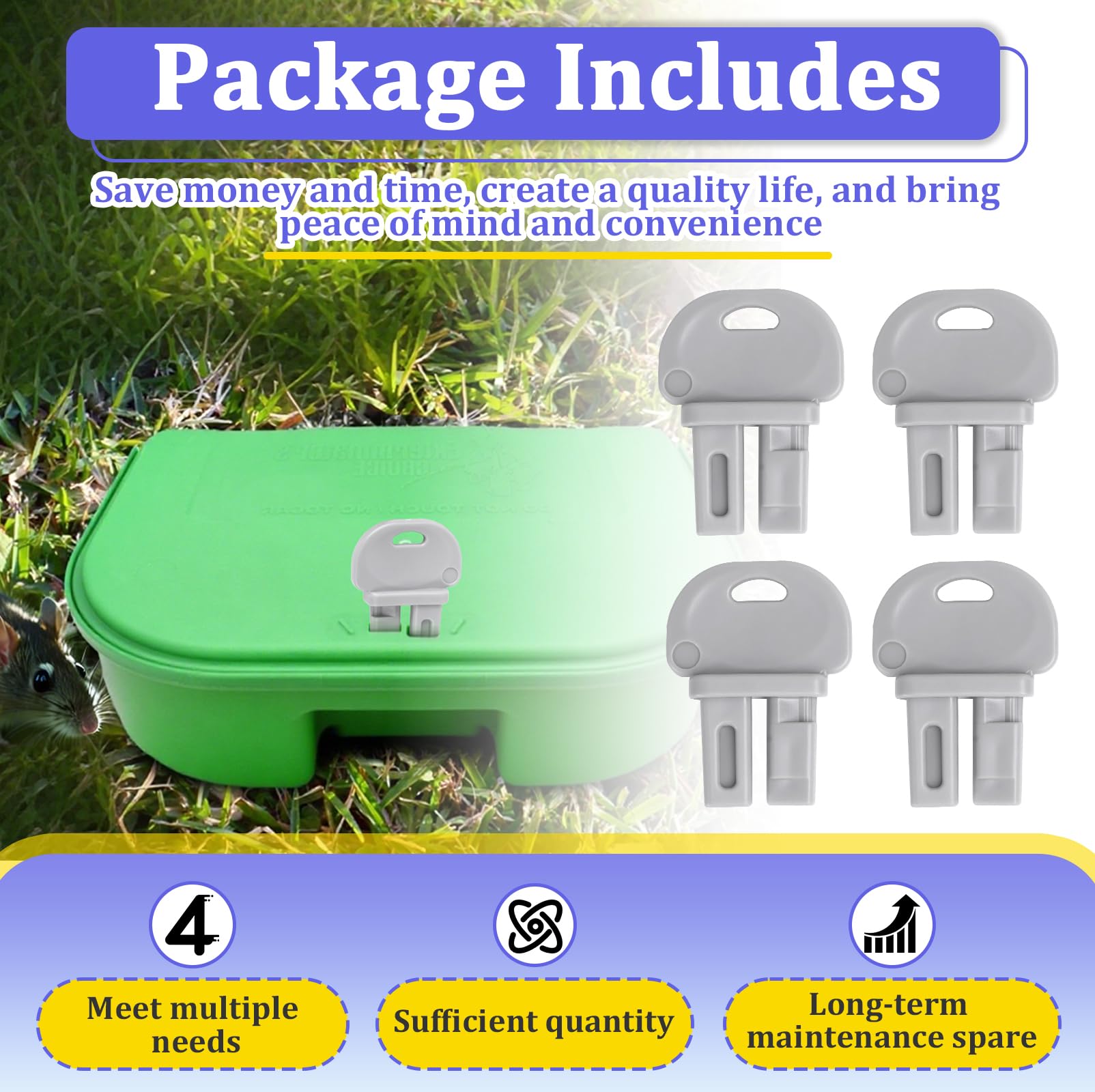 Kamrexi FBS1078 four-pack ensures spare replacements