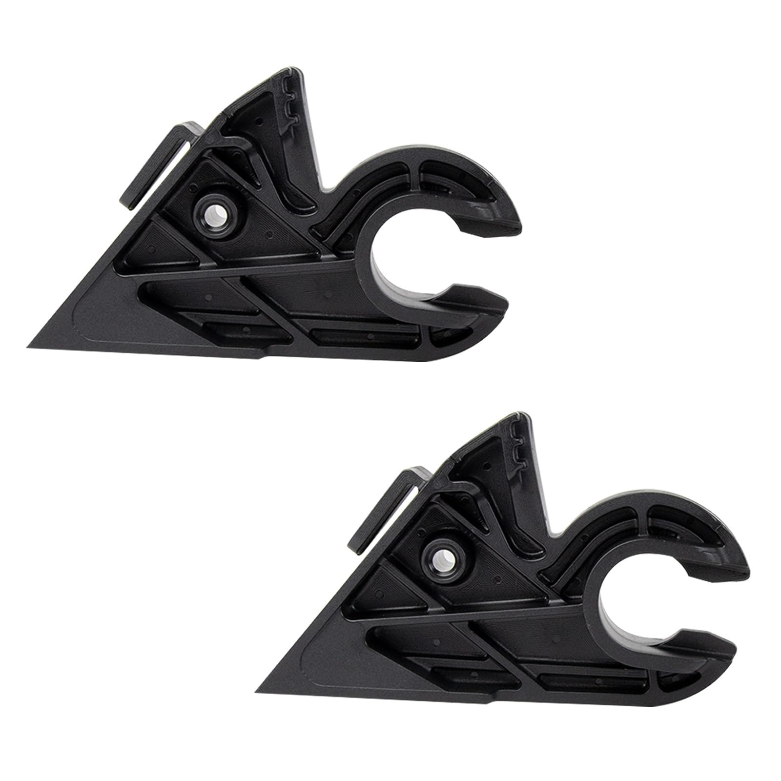 Kamrexi hood pivot bracket 2-pack fits Cub Cadet and Craftsman; may help prevent hood misalignment.