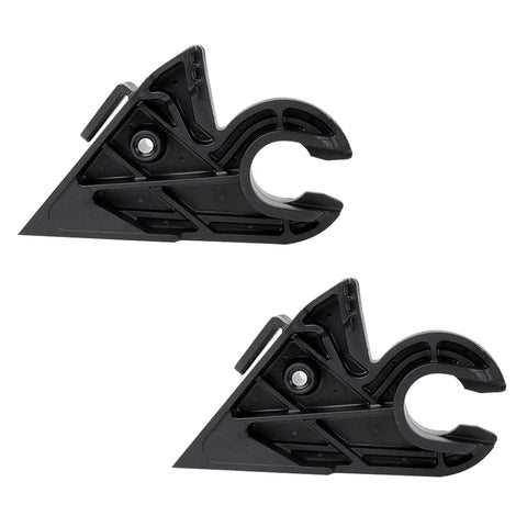 Kamrexi hood pivot bracket 2-pack fits Cub Cadet and Craftsman; may help prevent hood misalignment.