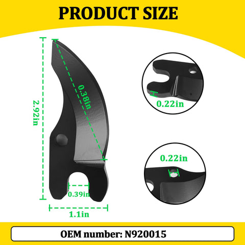 Kamrexi N920015 pruning blade pack 2 ready for quick blade changes in the field.