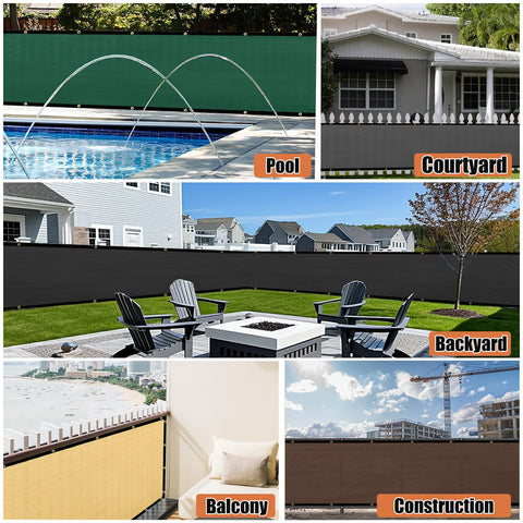 KANAGAWA easy installation with included cable ties for fences or walls.