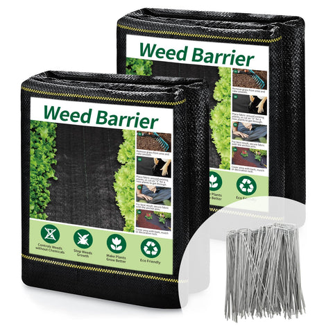 KANAGAWA heavy-duty weed barrier fabric close-up showing rugged texture and weed suppression