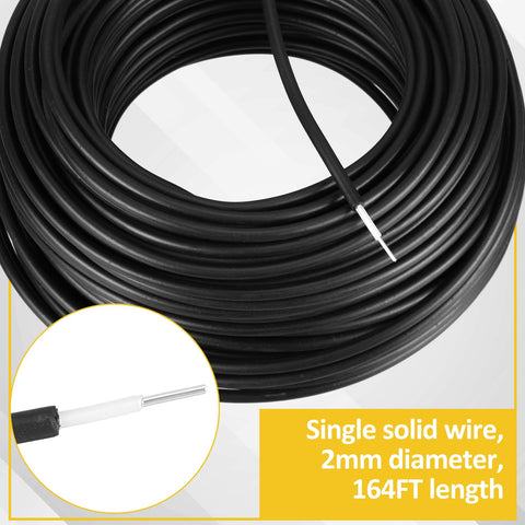 Kanayu double-insulated cable core minimizes voltage loss over distance.