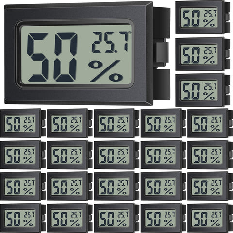 Kanayu mini hygrometer with interior display for quick temp and humidity checks.