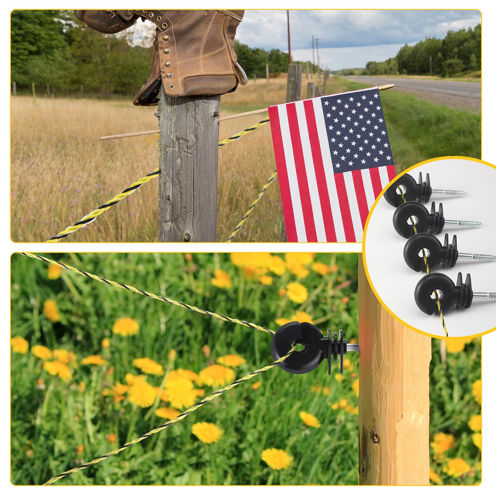 Kanayu socket tool for fast insulator installation and tidy fences.